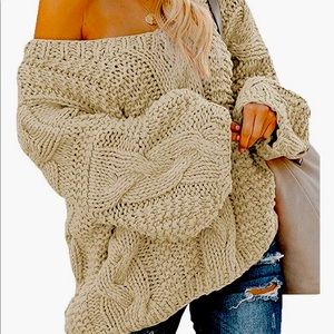 Chunky - off shoulder sweater